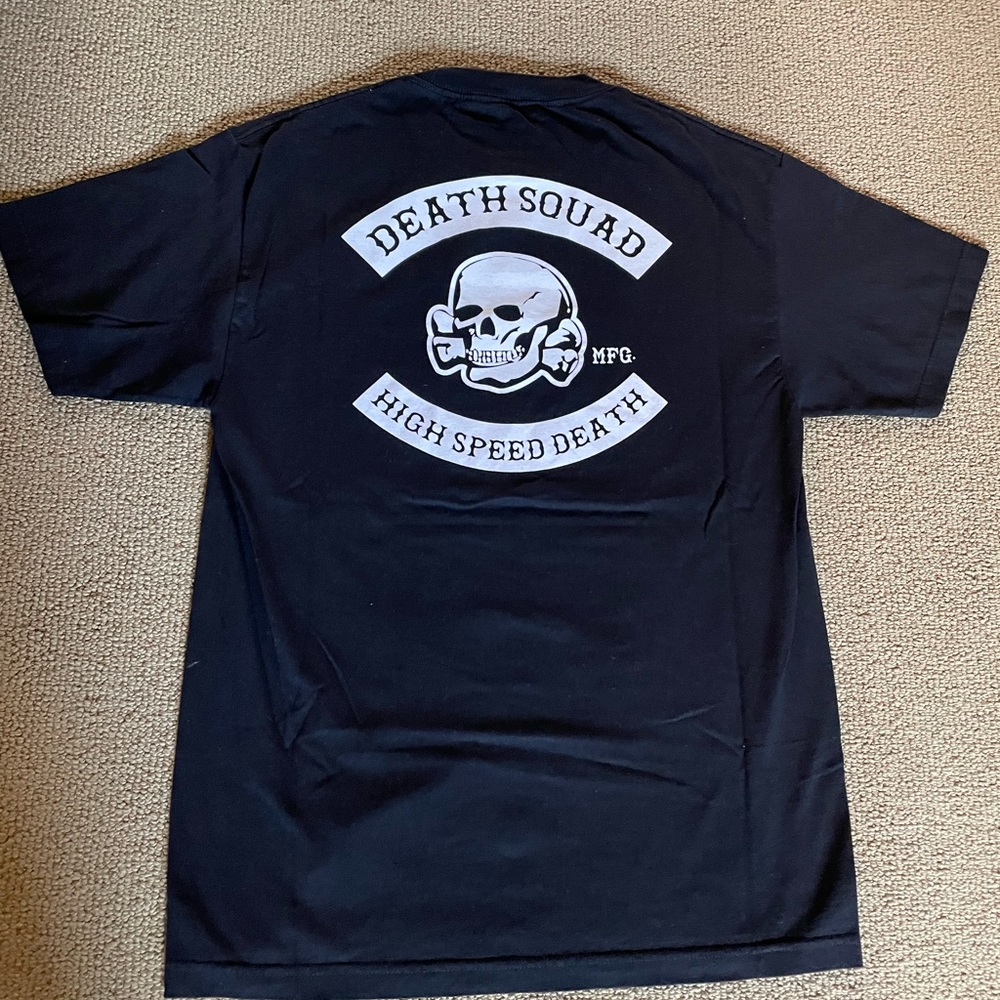 New* Death Squad Harley Davidson t shirt